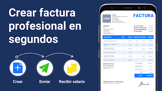 Facturas App - Cree facturas