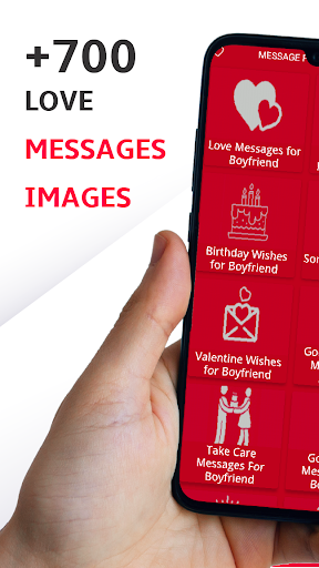 Android application Touching Message for Boyfriend screenshort