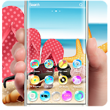 Summer Holidays Colorful Bling Theme icon