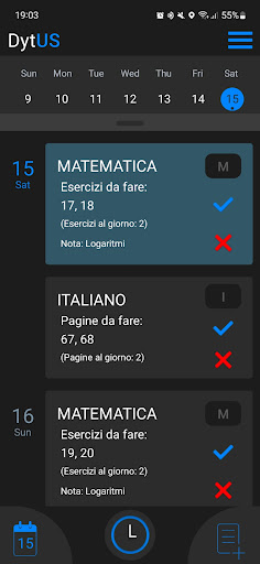 DytUS - organizza i compiti Screen 2