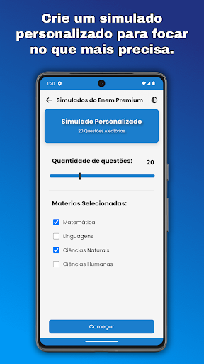 Simulados do Enem Premium Screen 3