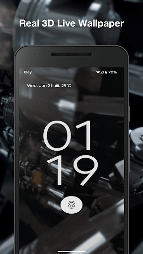 Car Engine Live Wallpaper Screen 3