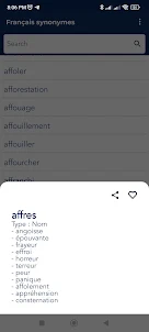 Synonymes français