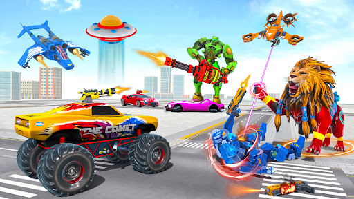 Android application Truck Robot Car Transform Game screenshort