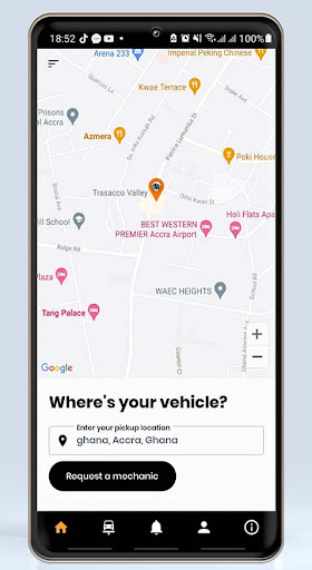 QuickAid Mechanic Screen 2