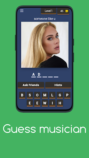 Android application Guess Musician - Trivia screenshort
