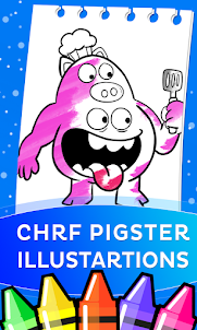 Chef Pigster Nabnab 3 Coloring (Coloring Anime Manga - Color & Draw Apps)  APK - Baixar - livre