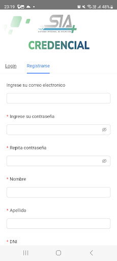 Credencial Sialalusidal Screen 2