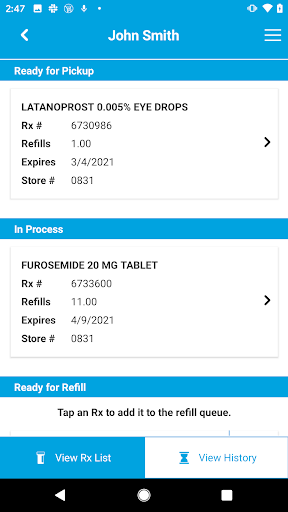 ShopRite Rx Screen 3