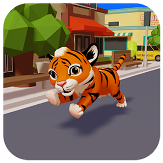 City Tiger Run - 3D Game apk