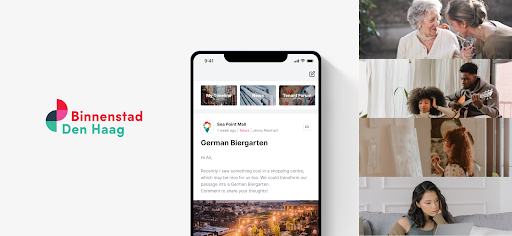 Android application Binnenstad Den Haag screenshort