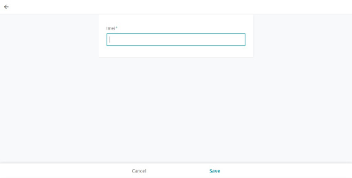 iTrack App Screen 2