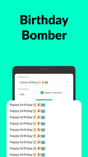 Screenshot of Text Repeater: Repeat Text 10K