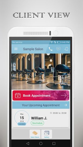 Android application Retainoo - Salon Software & sa screenshort