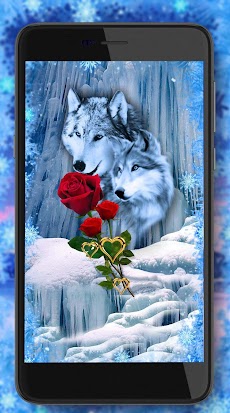 Wolf Love Live Wallpaperのおすすめ画像5
