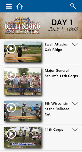 Gettysburg Collection Screen 2