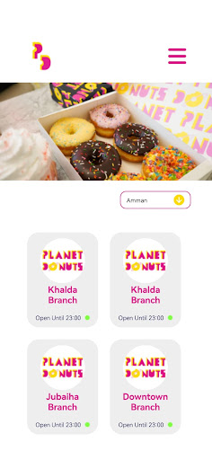 Android application Planet Donuts screenshort