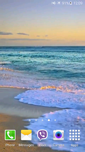 Beach Video Live Wallpaper Screen 3