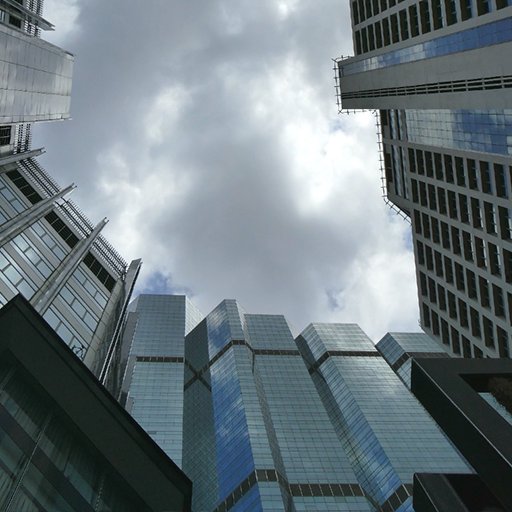 skyscrapers wallpaper logo