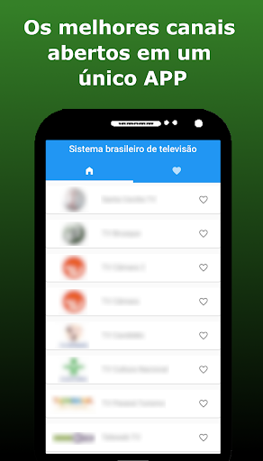 Android application TV brasileira ao vivo screenshort