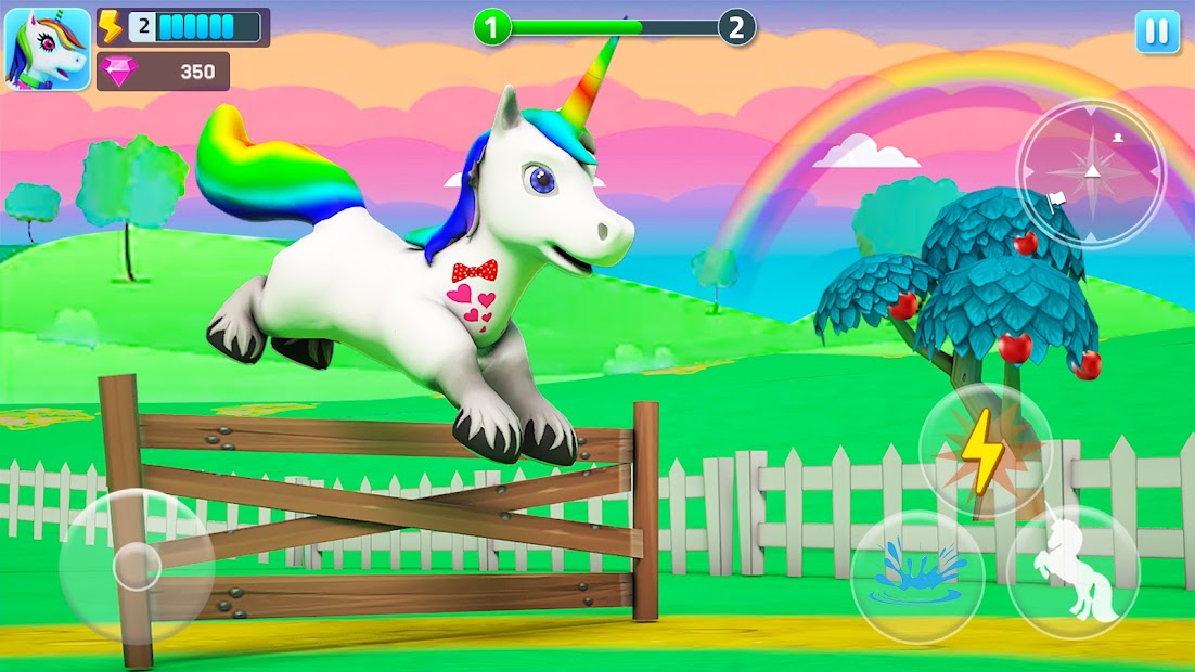 Captura de Pantalla 7 Unicorn Game Wild Fun Life android