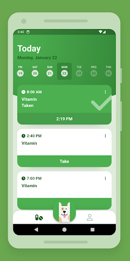 Android application Pill Reminder Max screenshort