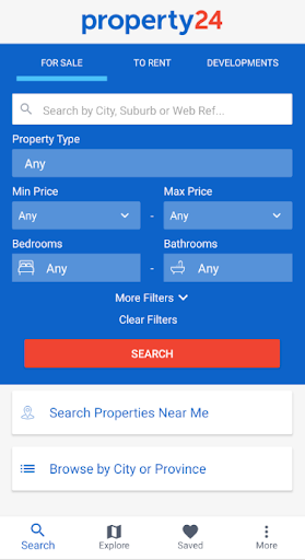 Android application Property24 Kenya screenshort