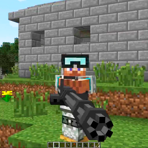 MCPE Guns Mods logo