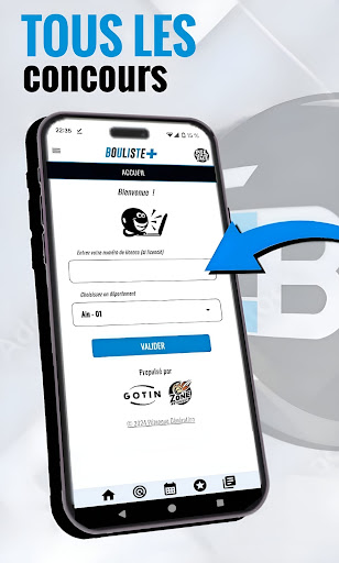 Android application Bouliste+ screenshort
