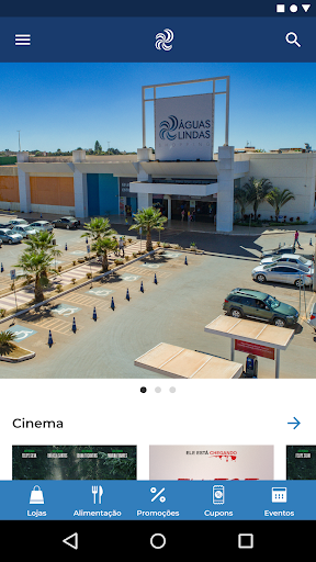 Android application Águas Lindas Shopping screenshort