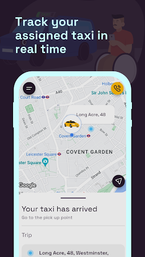 Screenshot of TaxiClick