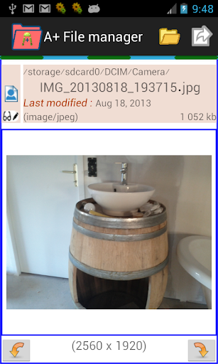 A+ File manager Screen 3
