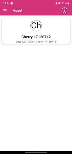 Android application Blockchain Food Traceability screenshort