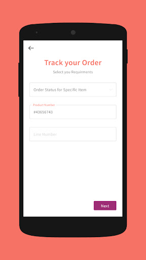 FirstTrackit – Customer Screen 3