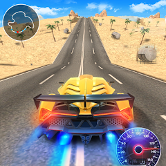 Racing Car Driving In City MOD