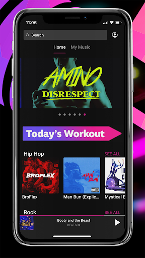 BeatsRx - Workout Music Screenshot 1 - AppWisp.com
