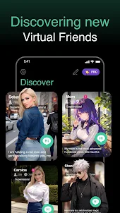 MeetAI: Chat with AI Friends
