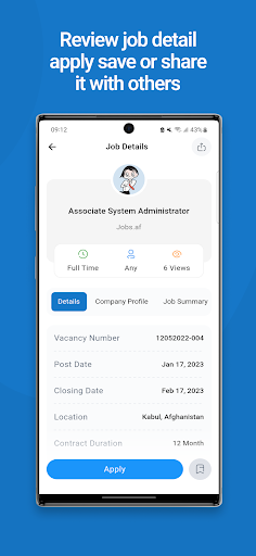 Jobs.af Screenshot 3 - AppWisp.com
