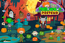 screenshot of My Pretend Halloween Town