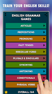 Tangkapan Layar Grammar Games PRO 10-in-1