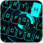 Cover Image of Download Blue Tech Keyboard Theme  APK