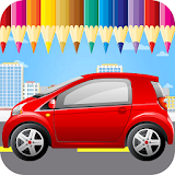 Kids Car Coloring Book & Pages icon