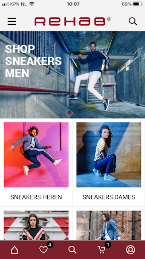 Android application Rehab Footwear screenshort
