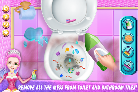 House Clean up game for girls