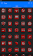 screenshot of Red Icon Pack
