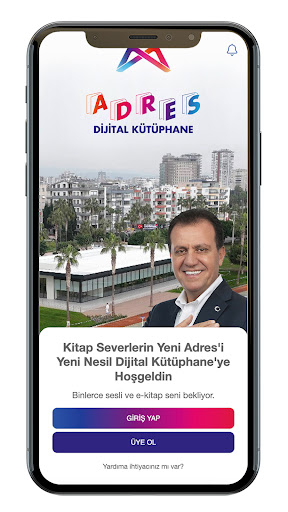 Android application Adres Dijital Kütüphane screenshort