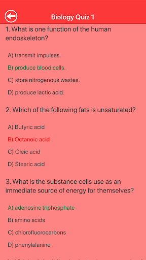 Science  Biology Quiz