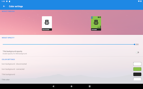 Bluetooth Audio Device Widget 3.6.2 APK screenshots 10