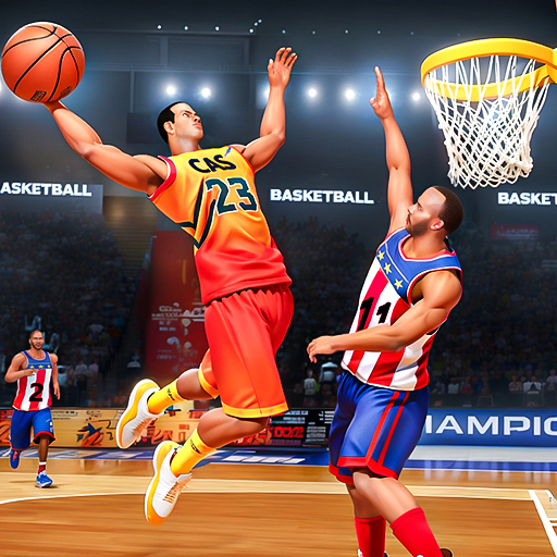 Basketball Games: Dunk & Hoops logo
