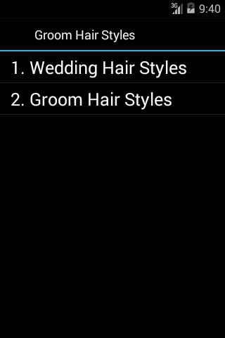 Groom Wedding Hair Styles Screen 2